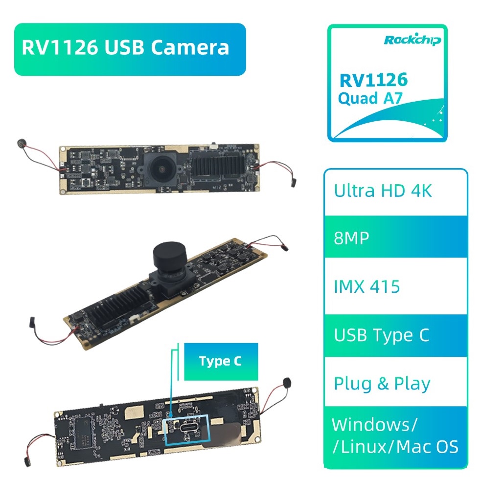 TC-RV1126 USB AI கேமரா